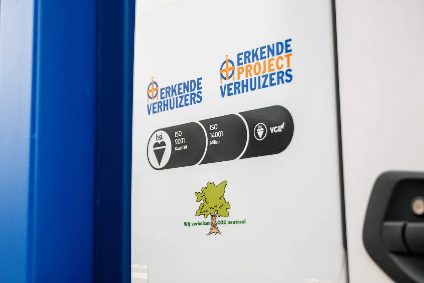 Erkende Verhuizers, Erkende Projectverhuizers, ISO, VCA en CO2-certificeringen bij Albers
